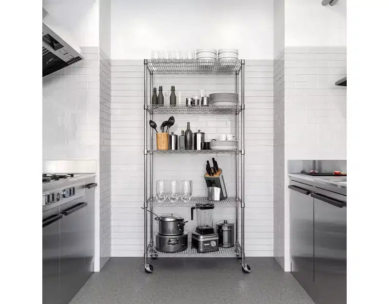 Étagère en acier à 5 niveaux UltraDurable 36 x 14