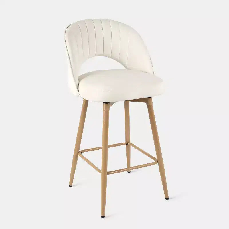 Tabourets de hauteur comptoir, Tabouret de bar pivotant, Tabourets de bar rembourrés certifiés FSC
