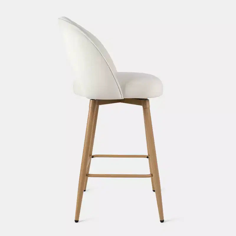Tabourets de hauteur comptoir, Tabouret de bar pivotant, Tabourets de bar rembourrés certifiés FSC