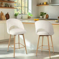 Tabourets de hauteur comptoir, Tabouret de bar pivotant, Tabourets de bar rembourrés certifiés FSC