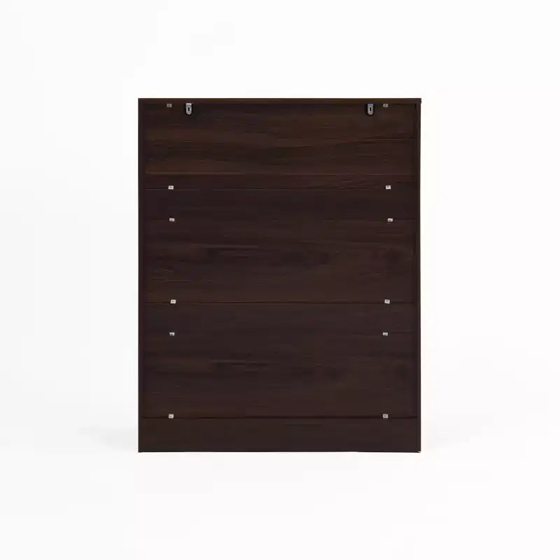 Meuble à chaussures, étagère à 4 niveaux avec 1 tiroir, rangement autoportant en bois avec 2 portes blanches et étagères réglables pour entrée/couloir