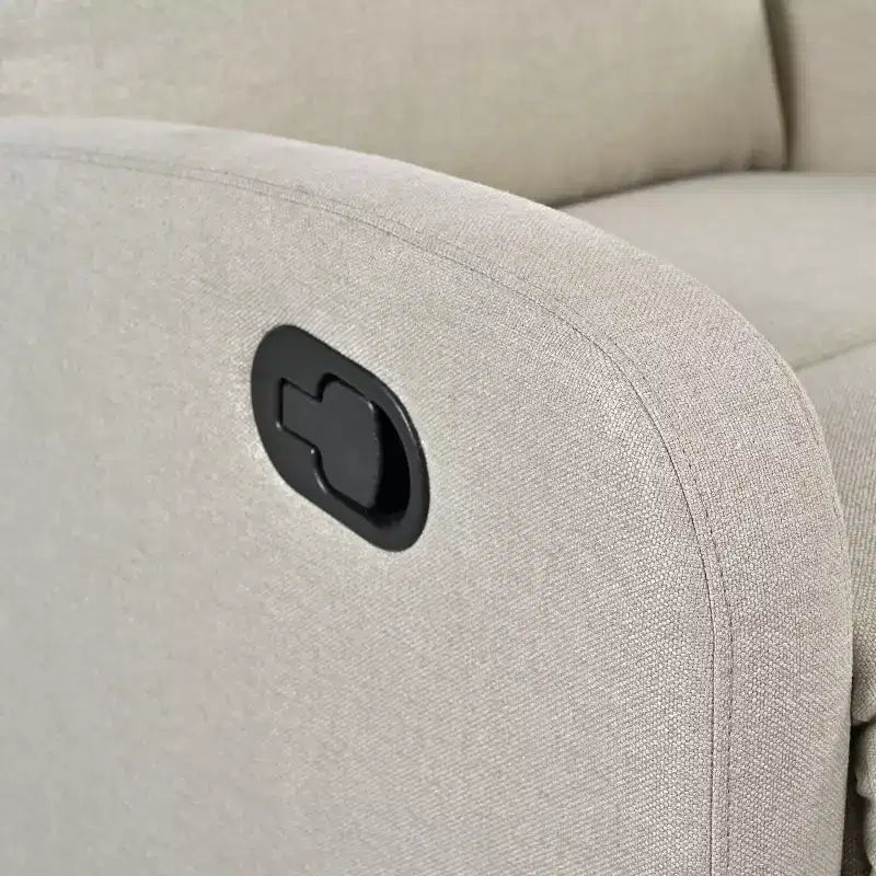 Fauteuil inclinable contemporain rembourré avec dossier réglable